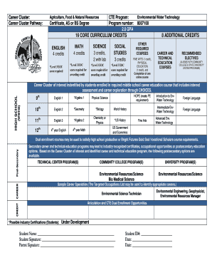 Environmental Water Technology Program Application
