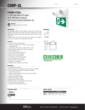 CSRP-2L Catalog page