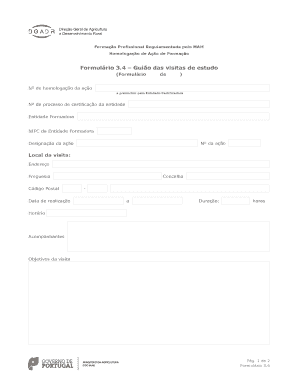 Formação Profissional Regulamentada Form 3.4