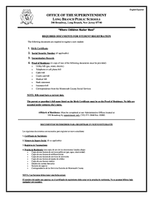 EnglishSpanish - Long Branch Public Schools