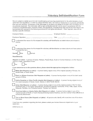 Voluntary Self-Identification Form