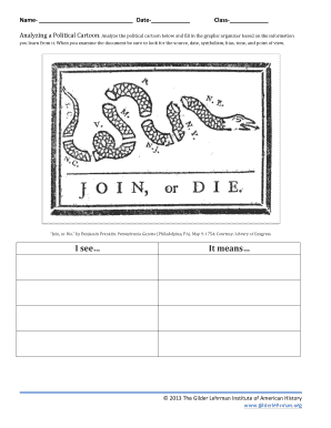 Political Cartoon Analysis Worksheet