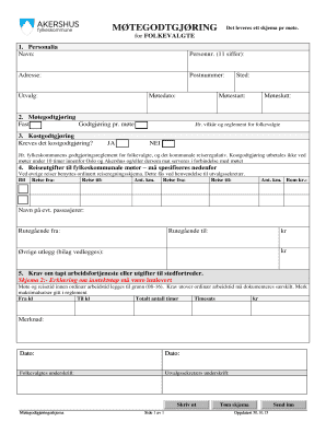 Meeting Compensation Form