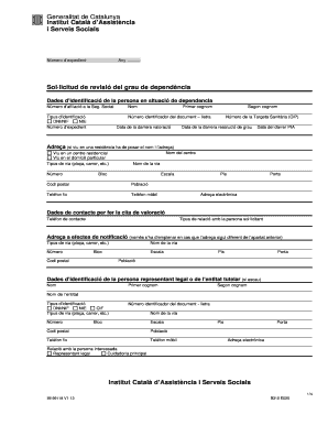 Catalonia Dependency Degree Review Application