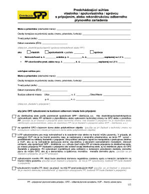 Gas Connection Consent Form