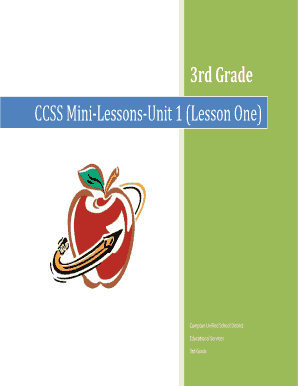 3rd Grade Language Mini-Lesson