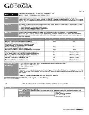 Credit Union of Georgia Privacy Notice