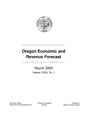 Oregon Economic and Revenue Forecast