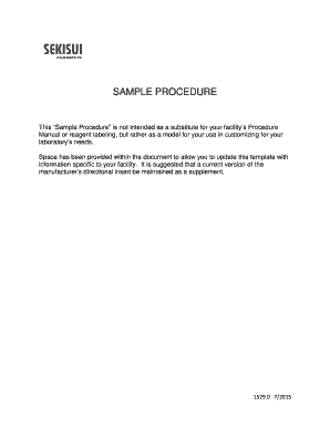 Sekisui Diagnostics OSOM Ultra hCG Combo Test Procedure