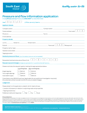 Pressure and Flow Information Application