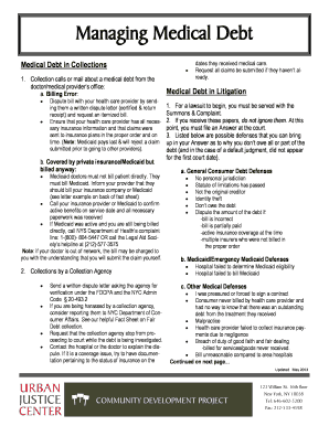 Medical Debt Dispute Letter