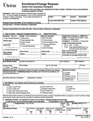 California Employee Enrollment/Change Request Form