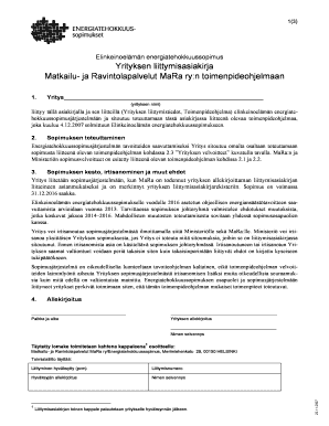 Finnish Business Energy Efficiency Agreement