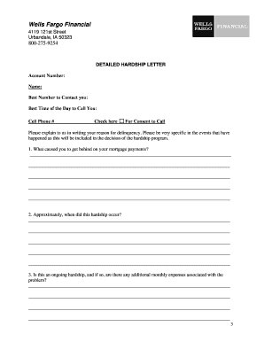 Wells Fargo Home Preservation Program Application