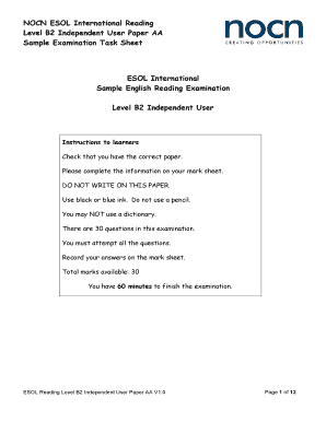 Reading B2 Sample Paper V10doc - nocn org