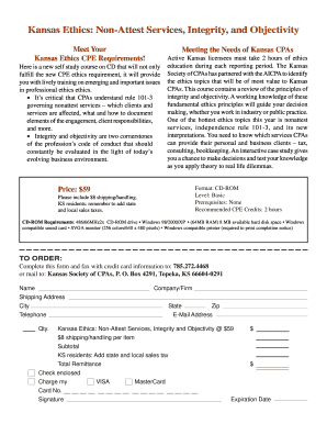 Kansas Ethics CPE Course for CPAs