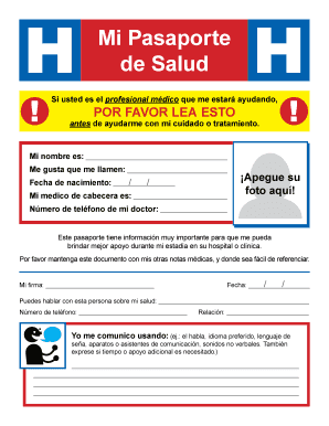 Mi Pasaporte de Salud