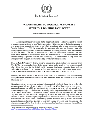 Digital Property Rights Advisory
