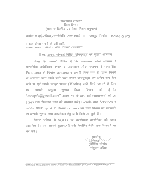 Invitation to notice - finance department rajasthan standard bidding document form