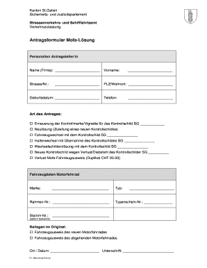 Antragsformular Mofa-Lösung
