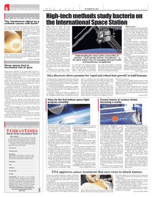 Tehran Times Subscription Form
