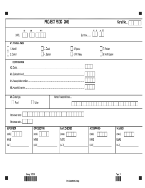Kenya Financial Services Survey Form