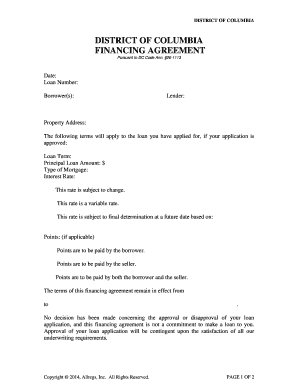 DC-ENG-FINANCING AGREEMENT