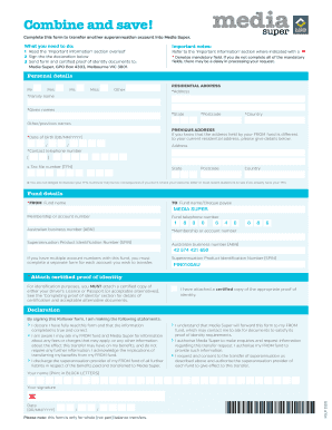 Media Super Rollover Form