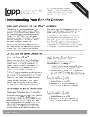 LAPP Benefit Choice Form