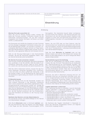 Eheerklärung