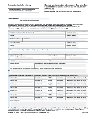 Norwegian Land Acquisition Consent Application