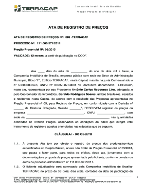 Senhor Presidente - Terracap - terracap df gov