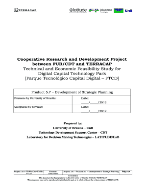 between FUBCDT and TERRACAP