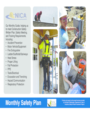 Site specific safety plan template pdf - 2014 Safety Plan Pages FAN - Flooring Association Northwest