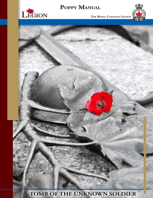 Fillable Online Poppy Manual - The Royal Canadian Legion Fax Email ...