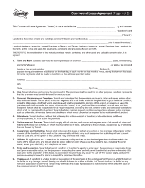 Commercial Lease Agreement