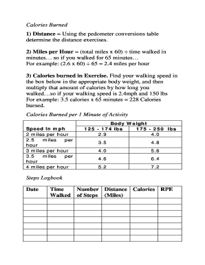 Calories Burned Calculator