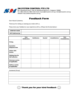 Feedback Form