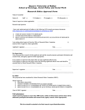 Dissertation approval form