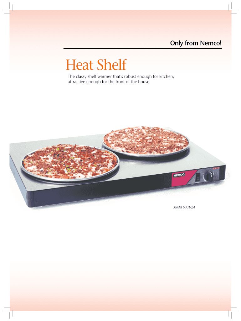 Fillable Online Heat Shelf Fax Email Print pdfFiller