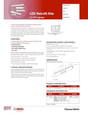 LED Retrofit Kits for Exit Signage