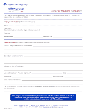 Letter of Medical Necessity