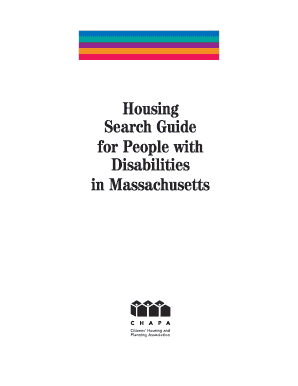 Housing Search Guide for People with Disabilities in Massachusetts