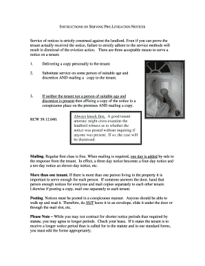 Notice to Terminate Tenancy