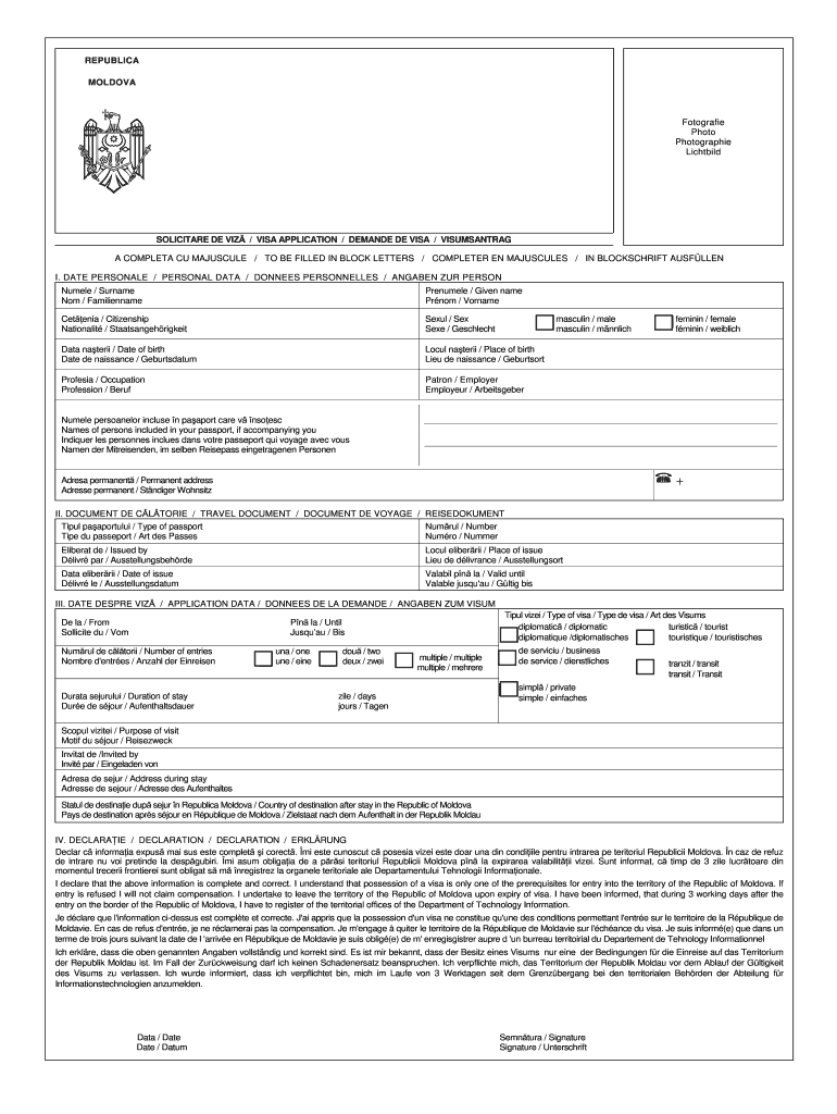 moldova invitation letter Preview on Page 1