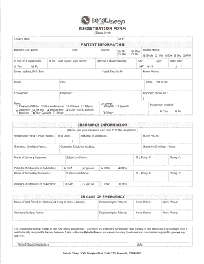Epworth Sleepiness Scale Form