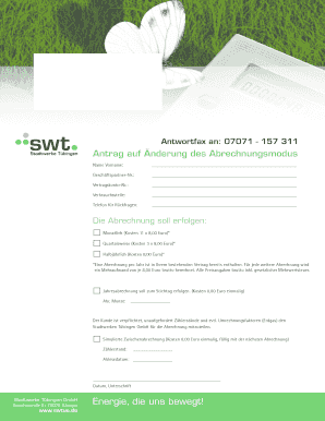 Energie die uns bewegt - Kundencenter - Stadtwerke Tbingen