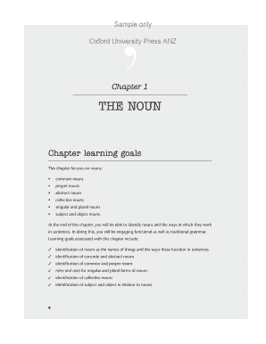 Chapter learning goals
