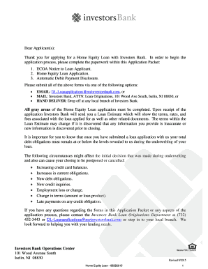 Home Equity Loan Application