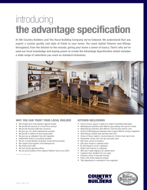 the advantage specification
